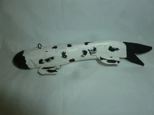 Vintage 7 1/4 Inch Wood Unsigned Ice Spearing Decoy  Lot N-346