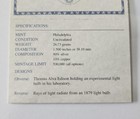 U.S. Mint 2004 Thomas Alva Edison Commemorative Proof $1 UNC W/ OGP & COA — photo 4