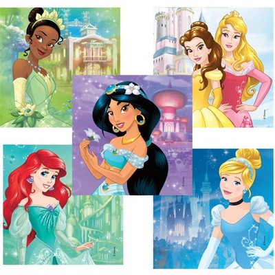 Disney Princesses Castles Stickers 90 per Pack 2138P