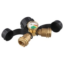 Propangas Splitter Adapter mit farbcodiertem Zifferblatt für einfache Überwach – Bild 7
