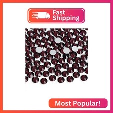 Jollin 2880pcs Flatback Rhinestones Glue Fix Crystal Glass Diamantes Gems for Cr