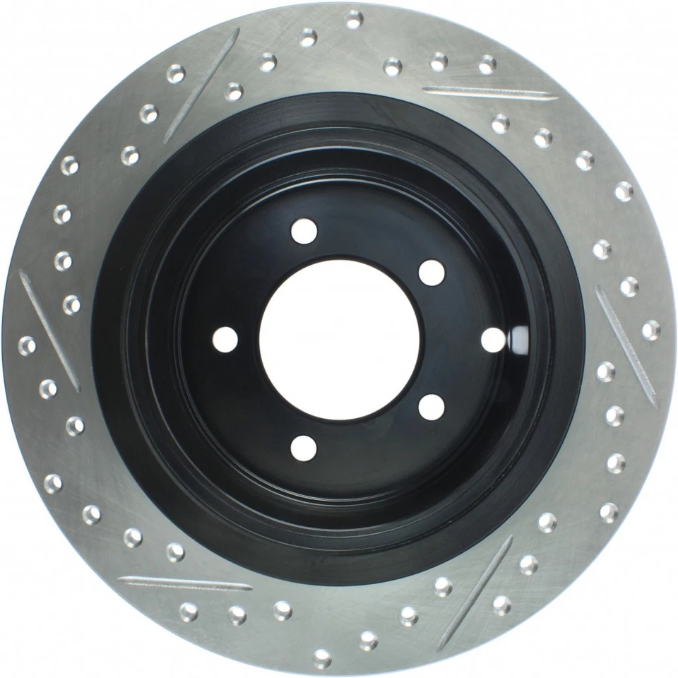 Rotor de freno deportivo ranurado y perforado StopTech para Dodge Avenger 2008-2014 Foto 2 de 4