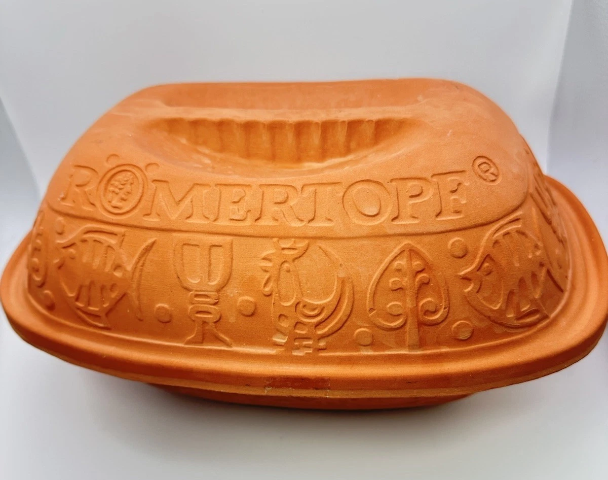 Romertopf 109 Terracotta Clay Baker Lidded Roaster Reco Bay Keramik Clay Cooker