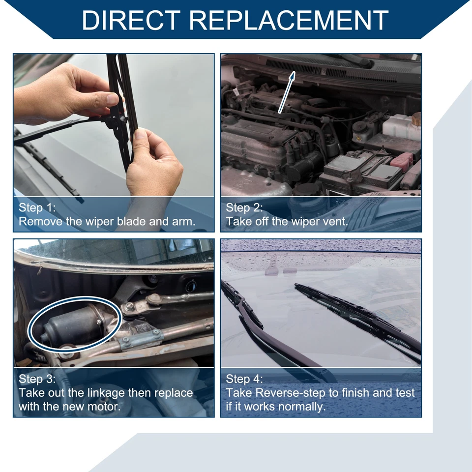 Motor limpiaparabrisas delantero para Chevrolet S10 Blazer 1983-1994 Nº88961296 Foto 4 de 4