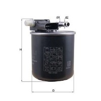 Kraftstofffilter FüR Mercedes C-Klasse S204 W204 2.1 3.0 07 Bis 14 Mahle Teil