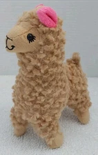 Amuse Alpacasso Llama Stuffed Animal Brown Plush Toy Collectibles 