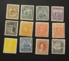 Salvador #159-70, Seebeck Issues, MHM-MNH/OG - 1897 (638)