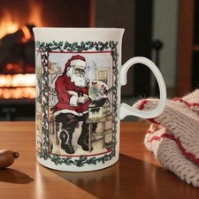 Dunoon Merry Christmas Victorian Print Santa ...
