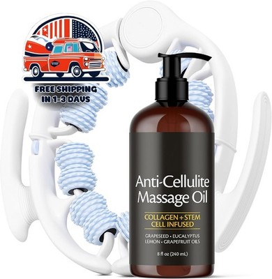 Rodillo muscular para aliviar el dolor en brazos, piernas y estómago, 237 ml US