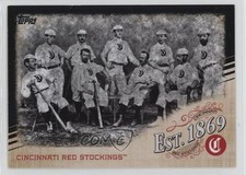 2019 Topps Update Est 1869 Black 146/299 Cincinnati Red Stockings #EST-1 g2u