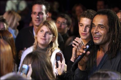 Yannick Noah Performs Live Arena Geneva Switzerland December 13 2003 Old Photo