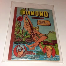 DIAMOND ADVENTURE BOOK Atlas / Fiction House UK 1950 MATT BAKER Sheena Superman