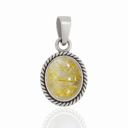 Birthstone Pendant 10x12 mm Oval Gemstone Jewelry, Silver Handmade Gift for Her - Picture 18 of 54