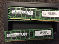 Samsung Cisco DDR3 SDRAM ECC Registered DIMM 8x 16GB PC3-14900R Server Memory