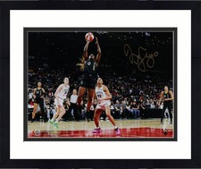 Framed Jackie Young Las Vegas Aces 2023 WNBA Finals Champ Signed 8x10 Photo