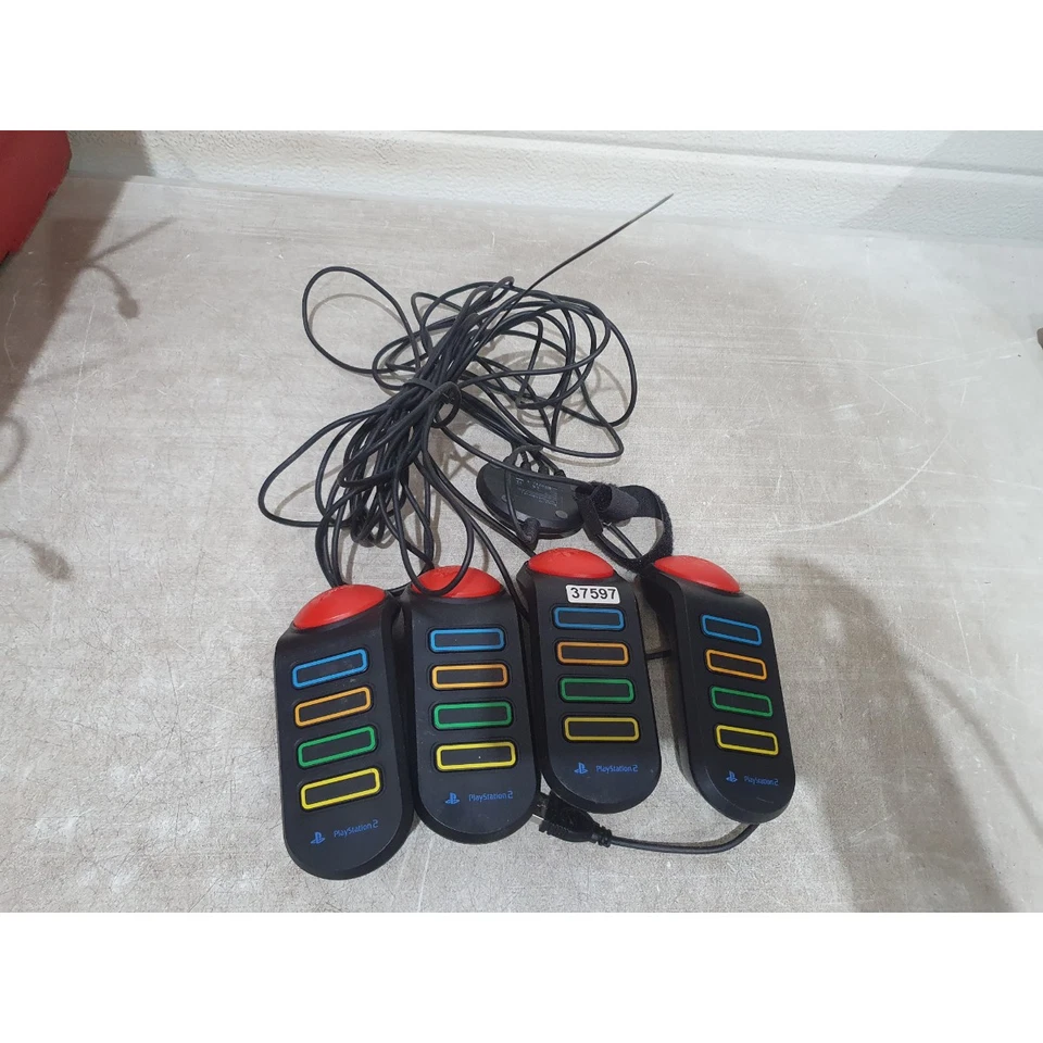 BUZZ! SCEH-0005 Buzzer Game Controllers Wired USB For Sony PlayStation 2 & 3 - Image 2 of 4