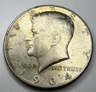 1964 Kennedy Half Dollar 90% Silver R44