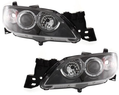 2004 - 2009 MAZDA 3 SEDAN HEADLIGHTS PAIR LEFT AND RIGHT