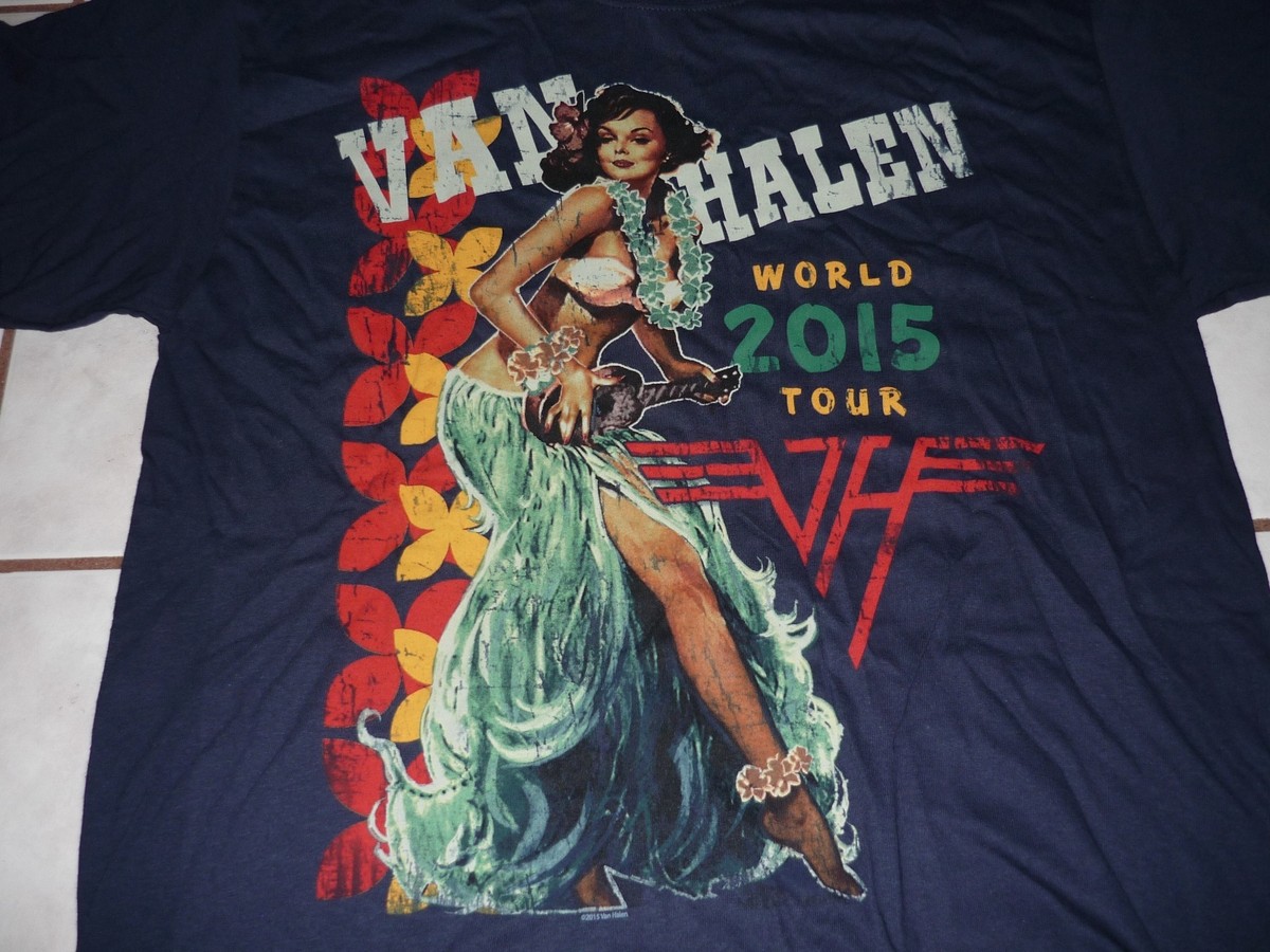Original VAN HALEN 2015 tour shirt w/dates XL NEW/MINT/Unworn vtg