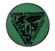 French Foreign Legion 2nd Parachute Regiment Metal Pin Badge Régiment étranger