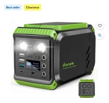 200W Portable Power Station, 148Wh 40000mAh Solar Generator Power Supply NEW