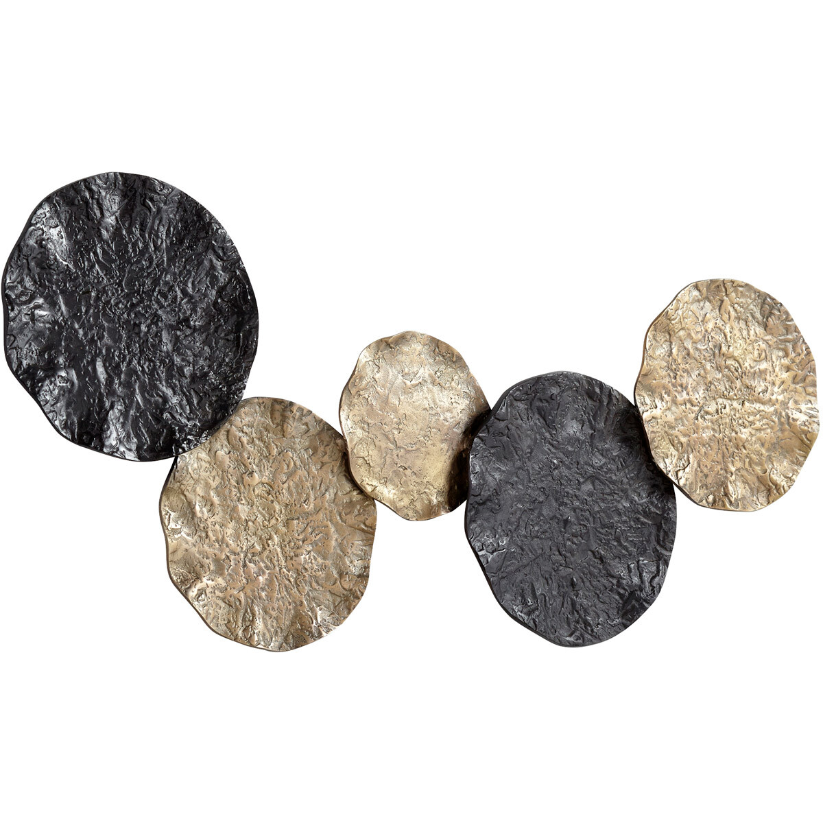 Cyan Design 11270 Conch Antique Silver and Antique Brass and Black Wall