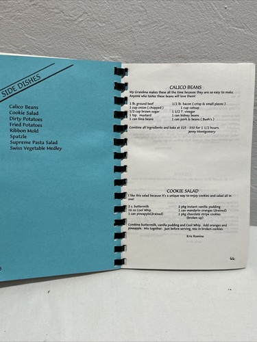 Cookbook Vtg 1995 Chanhassen Middle Center Minnesota Cook Book Cookbook Recipes - Picture 13 of 19