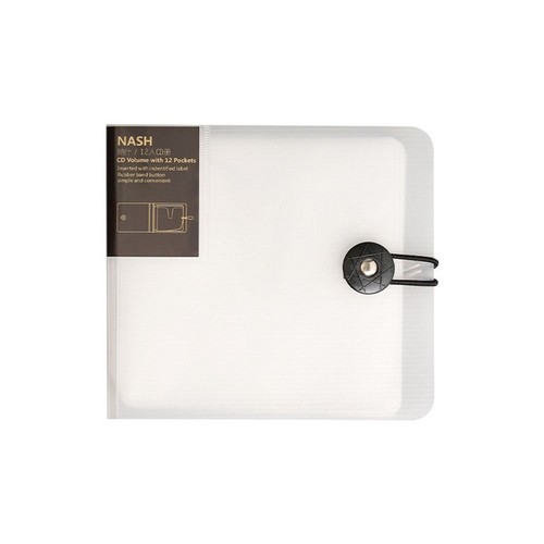 With Buckle CD Storage Case Transparent CD Sleeve DVD Holder For Collect - Afbeelding 12 van 15