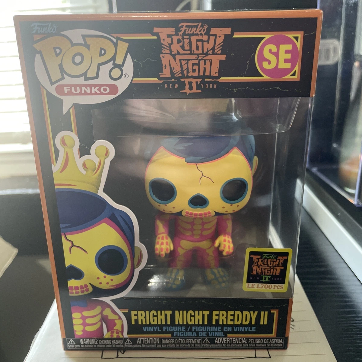 Funko Pop Fright Night Freddy 2 NYCC 2022 Black Light Fright Night 2 1700  PCS 889698723091 | eBay