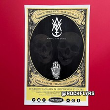 AMIGO THE DEVIL 2019 (JAN) Concert Promo 11x17 Street Poster. Portland Oregon.