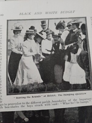 Sk16 Ephemera 1900 Bild schlägt die Grenzen Bristol 