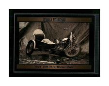 1992 Collect-A-Card Harley-Davidson Series 2 1928 JDH 74 w/Wicker Chair 0q1p