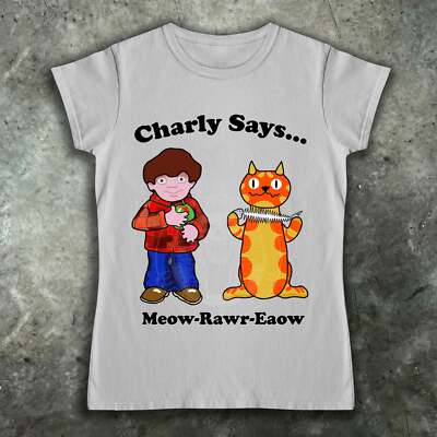 Damen-T-Shirt Charly Says 70s Werbung Prodigy Rave Festival Glastonbury