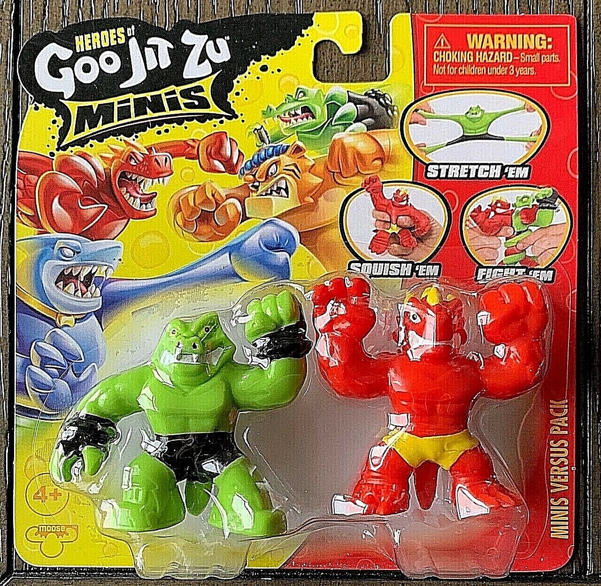 HEROES of GOO JIT ZU MINIS BLAZAGON vs ROCK JAW or PANTARO vs