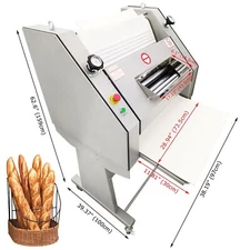 110V Baguette Shaping Machine Baguette Bread Dough Moulder 600-1800 pcs/h