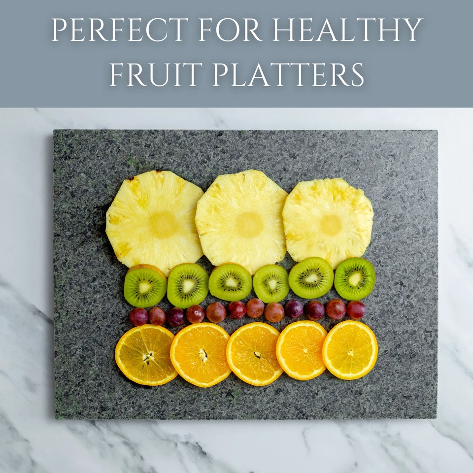 Granito Tabla de Cortar Extra Grande Cocina Comida Corte & para Servir Queso - Imagen 2 de 4