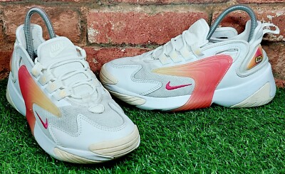 Nike Women Zoom 2K A00354-102 Rare White Pink Orange ZM Air Size