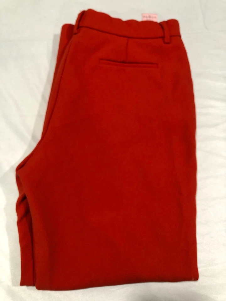 MSGM Milano Red Crepe Pants Trousers Size 48 - Изображение 4 из 4