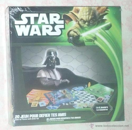Star Wars - Set de 20 juegos: Carrera de vainas, blackgammon, parchis oca damas