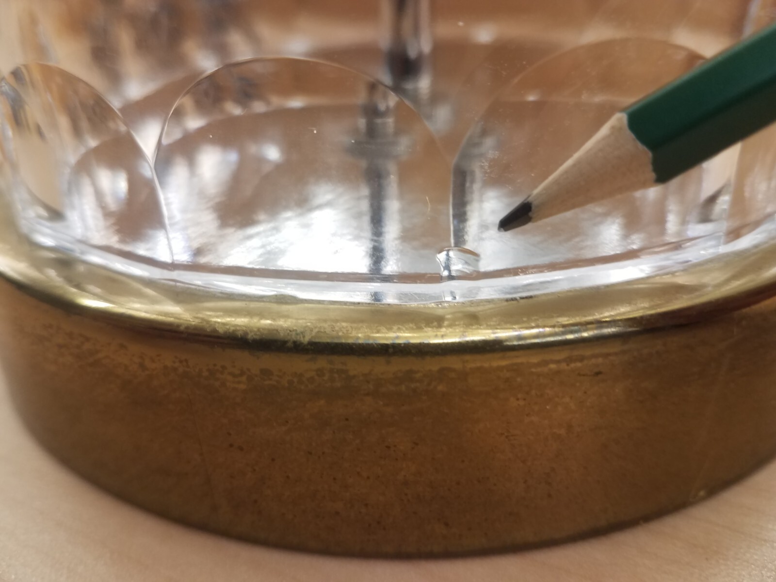 Vintage Waterford Tramore Fine Cut Irish Crystal Lamp 34" Tall Harp