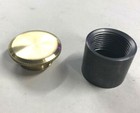 USA MADE Brass Filler Cap With Bung For Oil / Gas Tank Harley Chopper Bobber