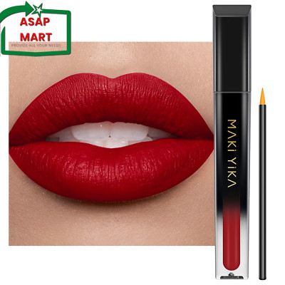 MAKI YIKA Red Lipstick for Women Color Stay Long Lasting Lipsticks, No Smudge Ma
