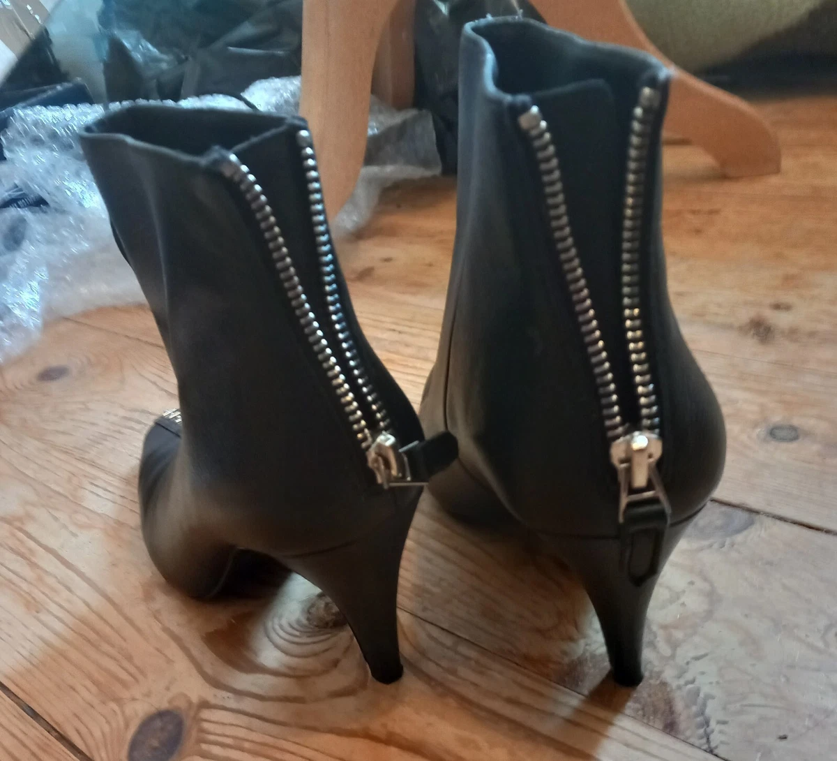 Silver ankle hotsell boots uk