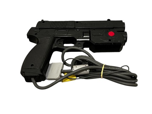NAMCO Black Guncon Light Gun Gcon Controller - PlayStation 1 PS1 PSX PSOne - Picture 1 of 4