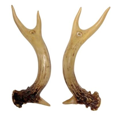 Rustic Faux Antler Drawer Pulls   Set of 2 Cabinet Handles