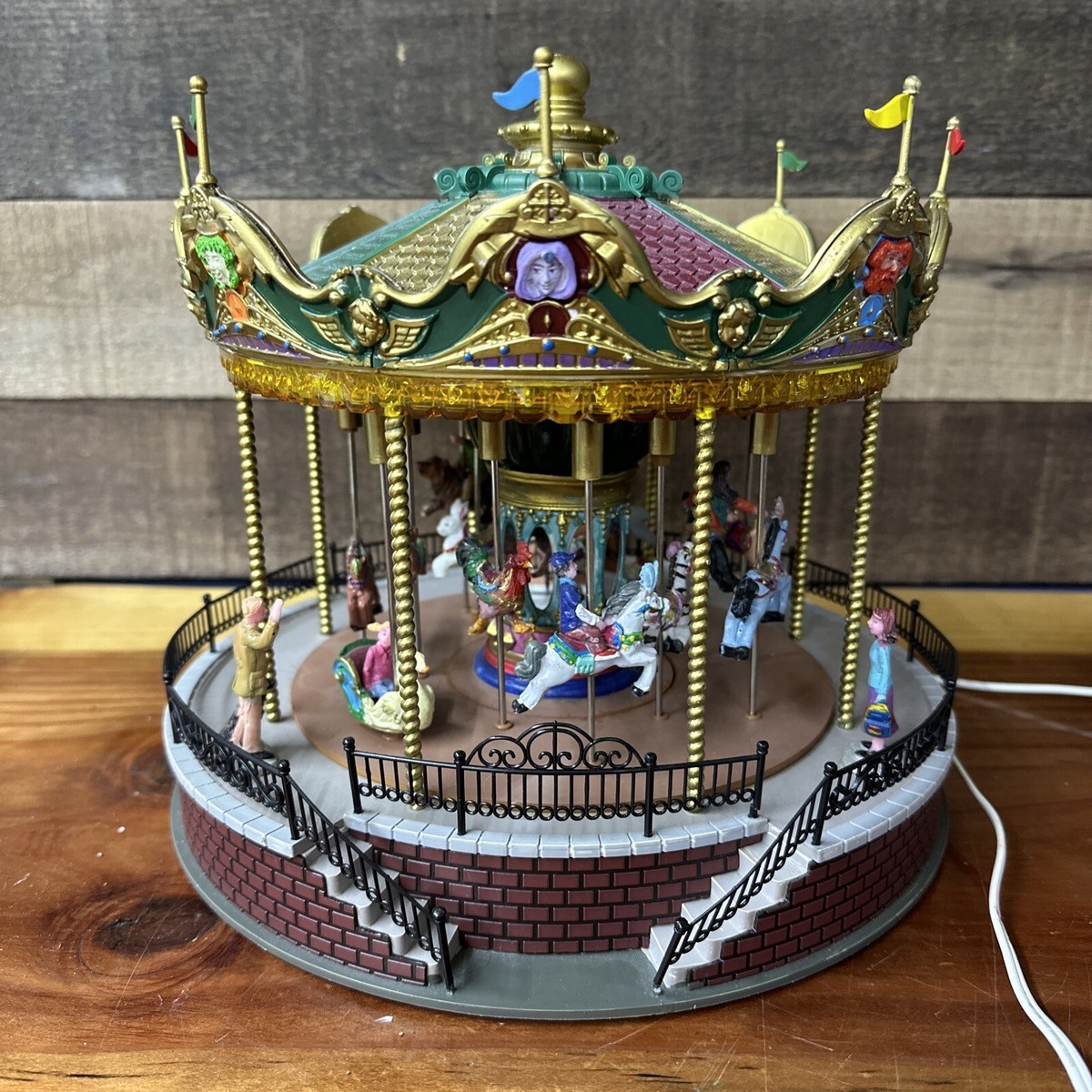 Lemax Sunshine Carousel Merry Go Round- No Sound | eBay