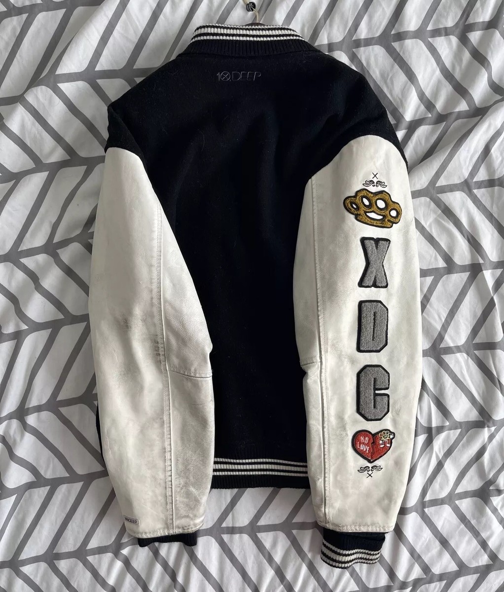 deps VARSITY JACKET  新品未使用　Ｌ Shop Smoke Rise Varsity Jacket OH24695SNZ-BLK black | SNIPES USA