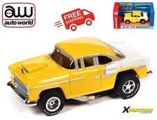 Auto World Exclusive 1955 Chevy Bel Air Fins NEW in Box Fits AFX & Tomy CP7983