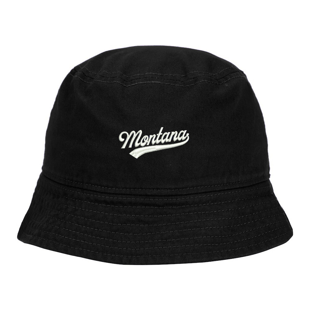 Bucket Hat for Men&Women Montana - MT Embroidered Cotton Beach Sun Hats-image