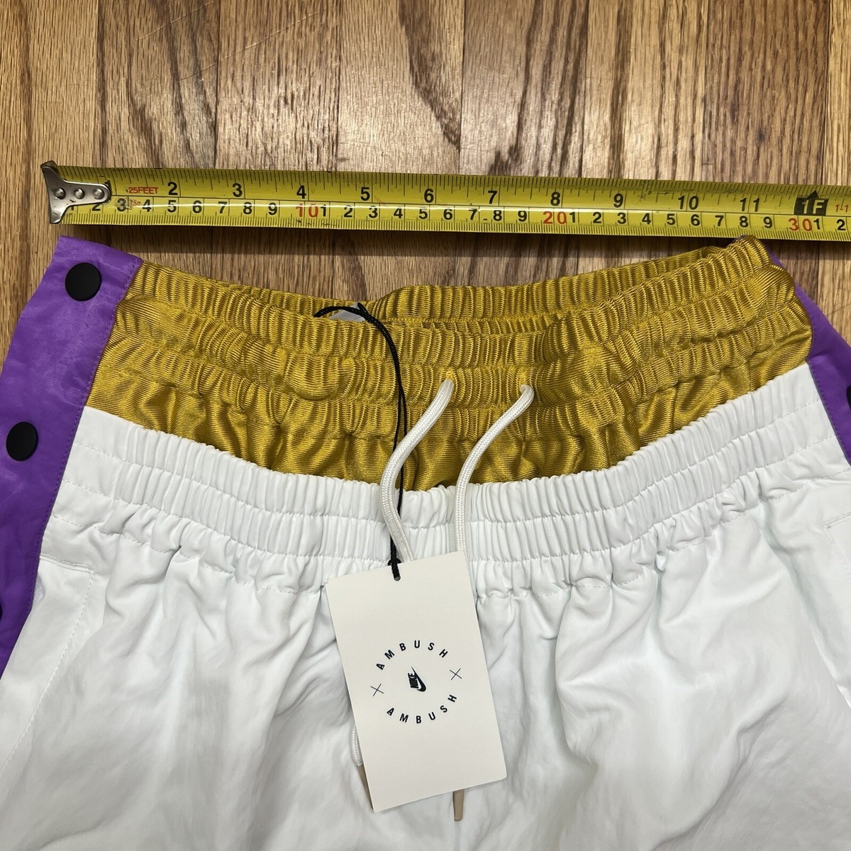 Nike x Ambush NBA collection Lakers Tearaway Pants Women's Size XS